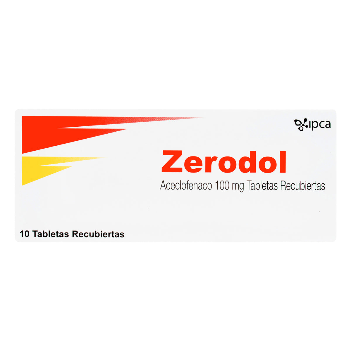ZERODOL 100 MG X 10 TABLETAS - VENTA CON FORMULA MEDICA
