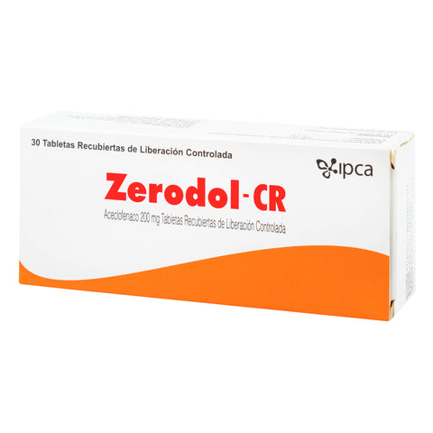 ZERODOL CR 200MG 30 TABLETAS (PAE) - VENTA CON FORMULA MEDICA