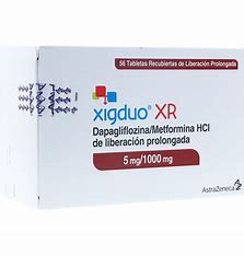 XIGDUO XR 5/1000 MG 56 TABLETAS (A)(PAE) - VENTA CON FORMULA MEDICA