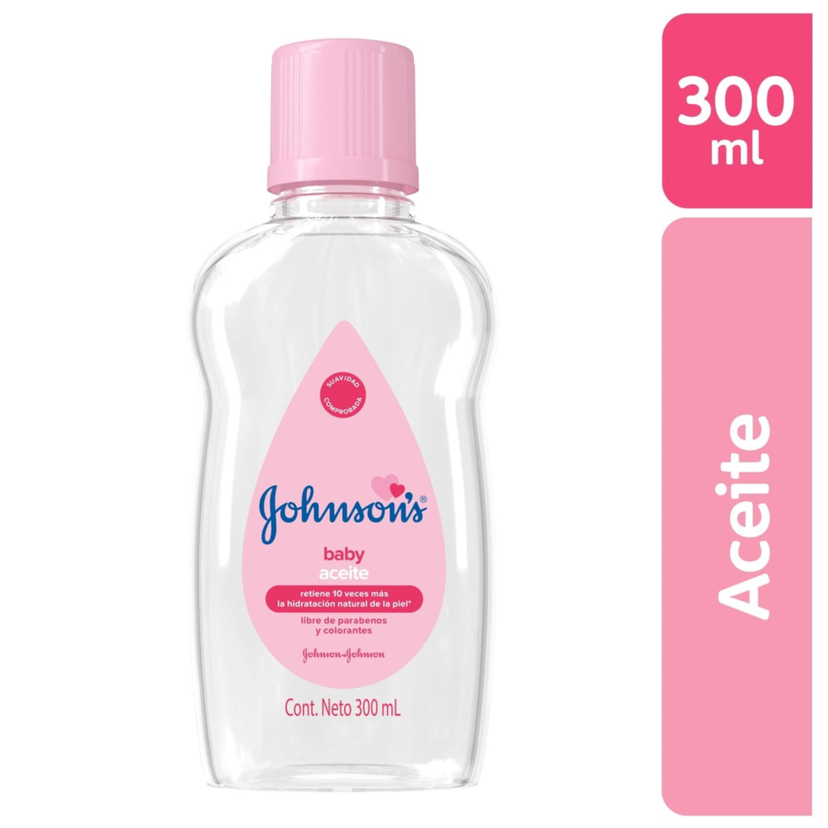 ACEITE JOHNSON & JOHNSON BABY ORIGINAL X 300 ML