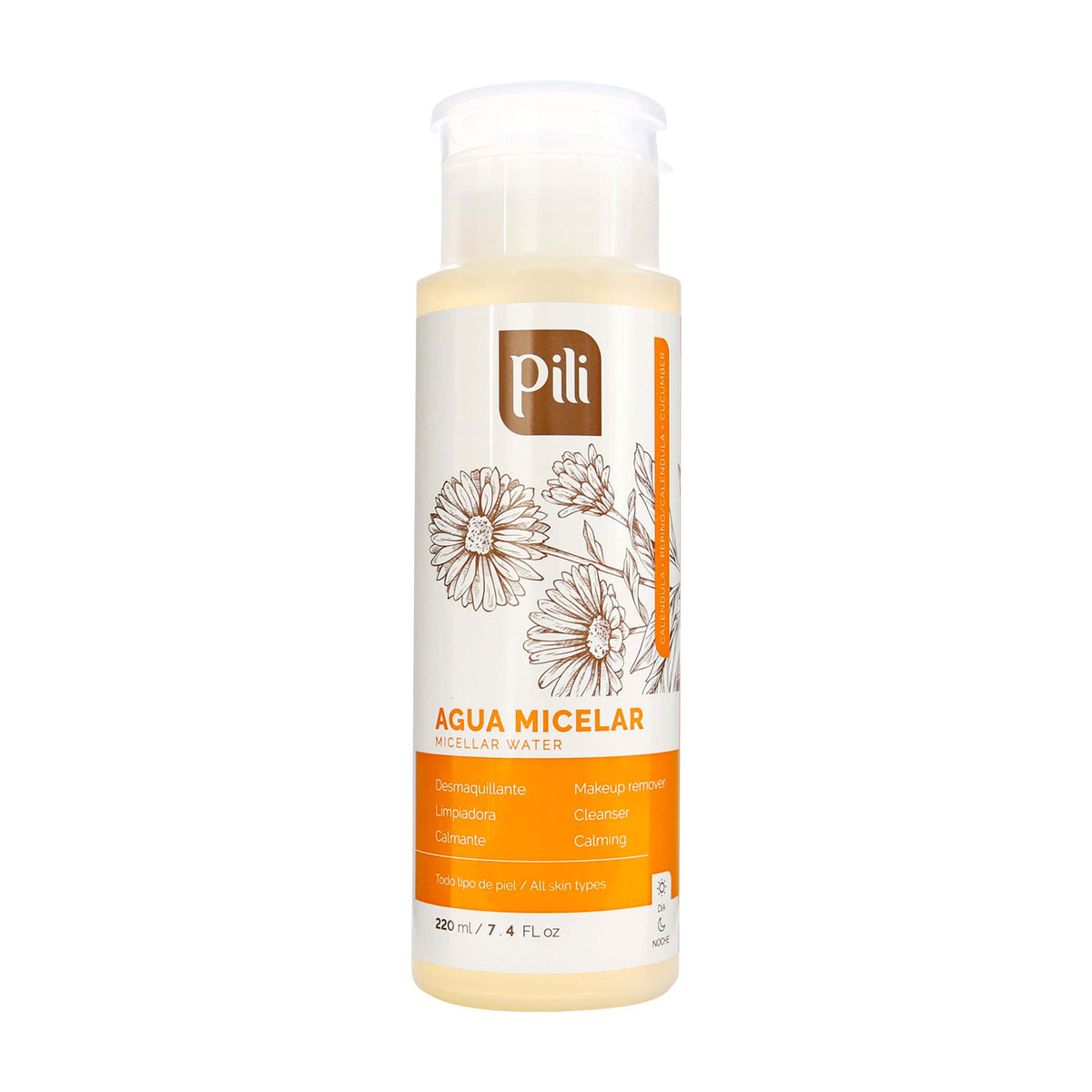 AGUA MICELAR PILI 220 ML - REG. INVIMA NSOC19943-23CO