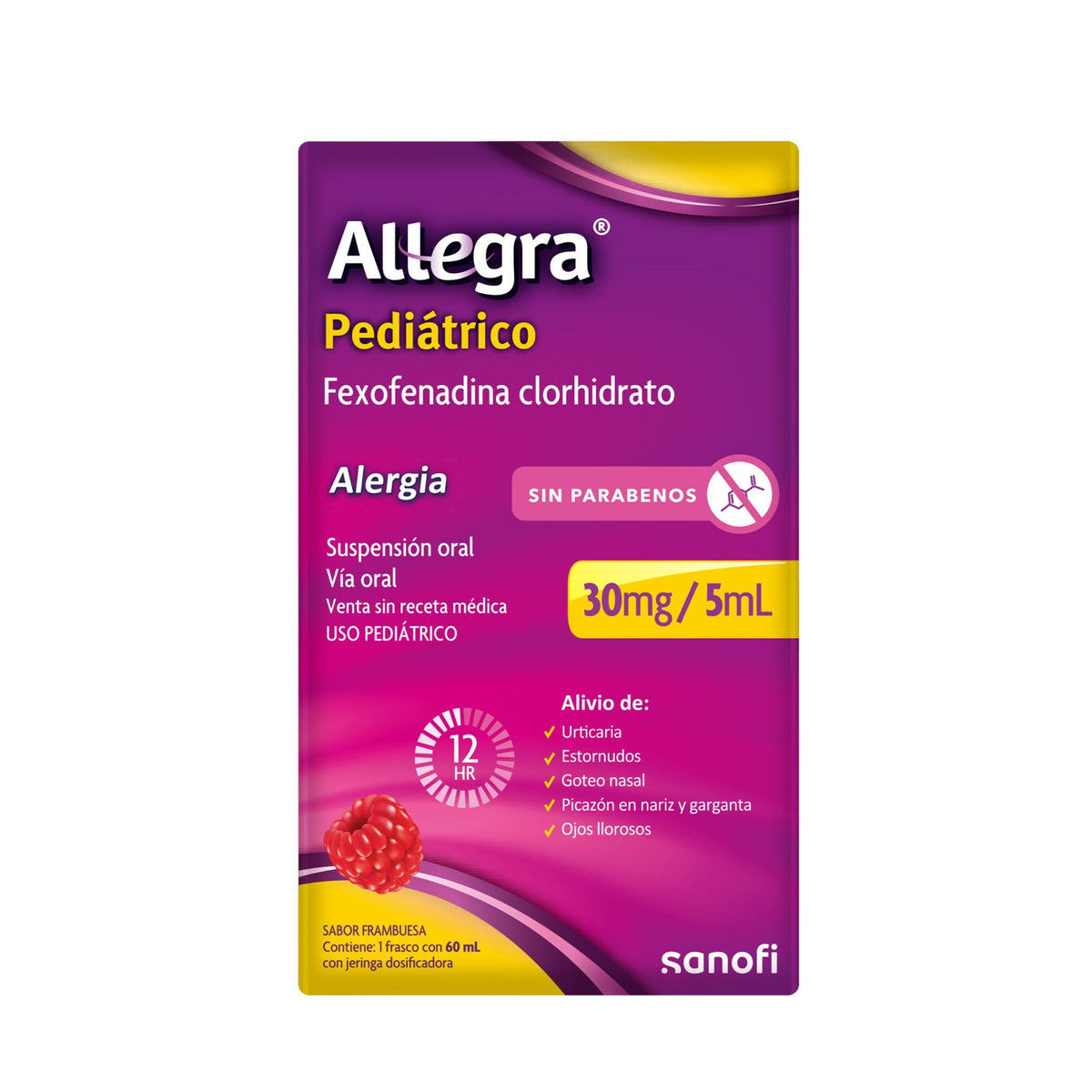 Allegra Pediatrico 60 Ml - Droguería La Bastilla Medellín