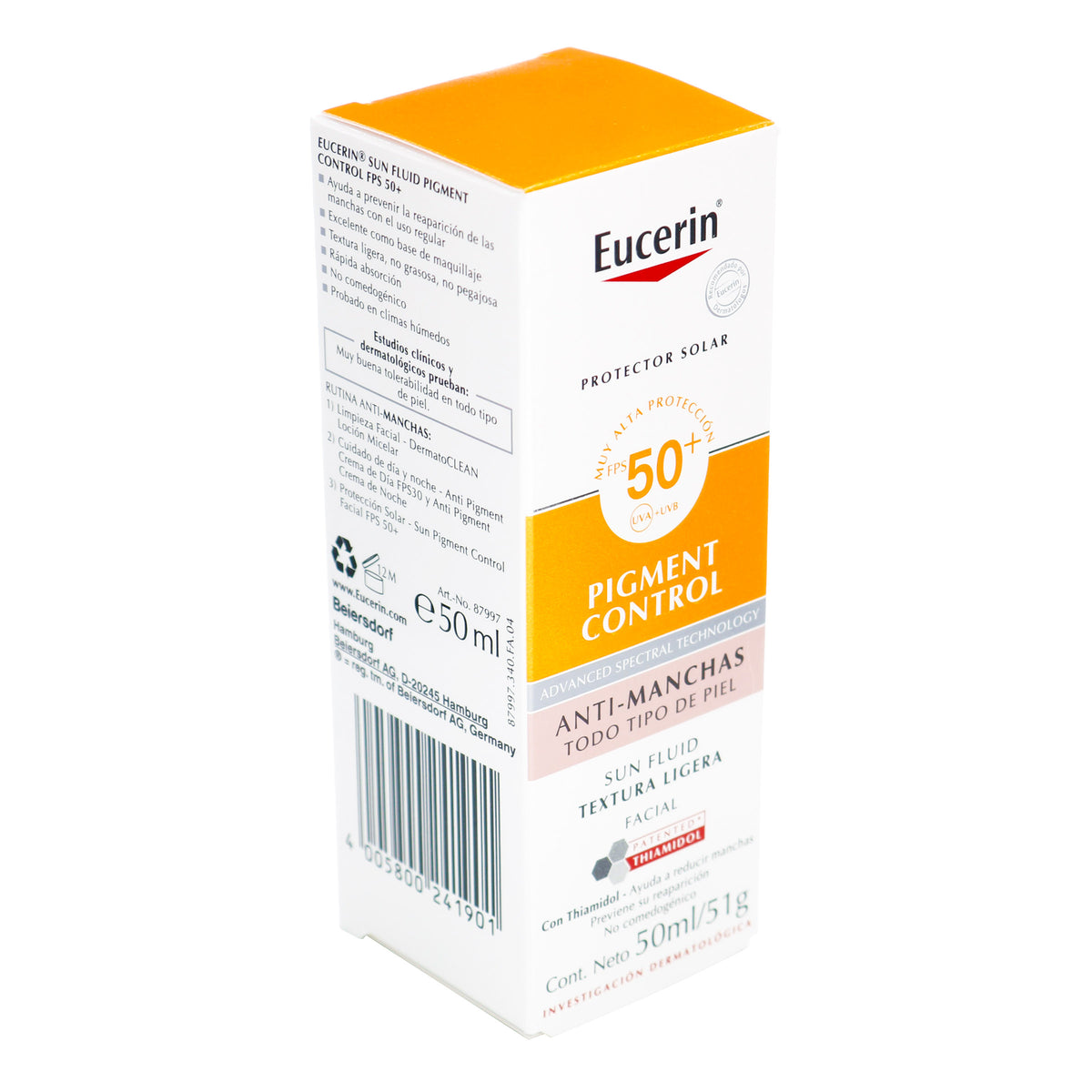 EUCERIN SUN PIGMENT CONTROL FPS50+ 50 ML - REG. INVIMA NSOC90478-19CO