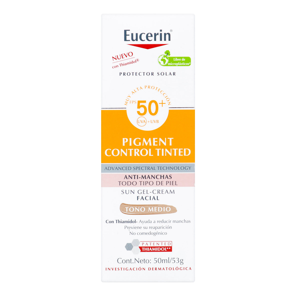 PROT.SOLAR EUCERIN FPS50 TONO MEDIO 50ML - REG. INVIMA NSOC09605-21CO