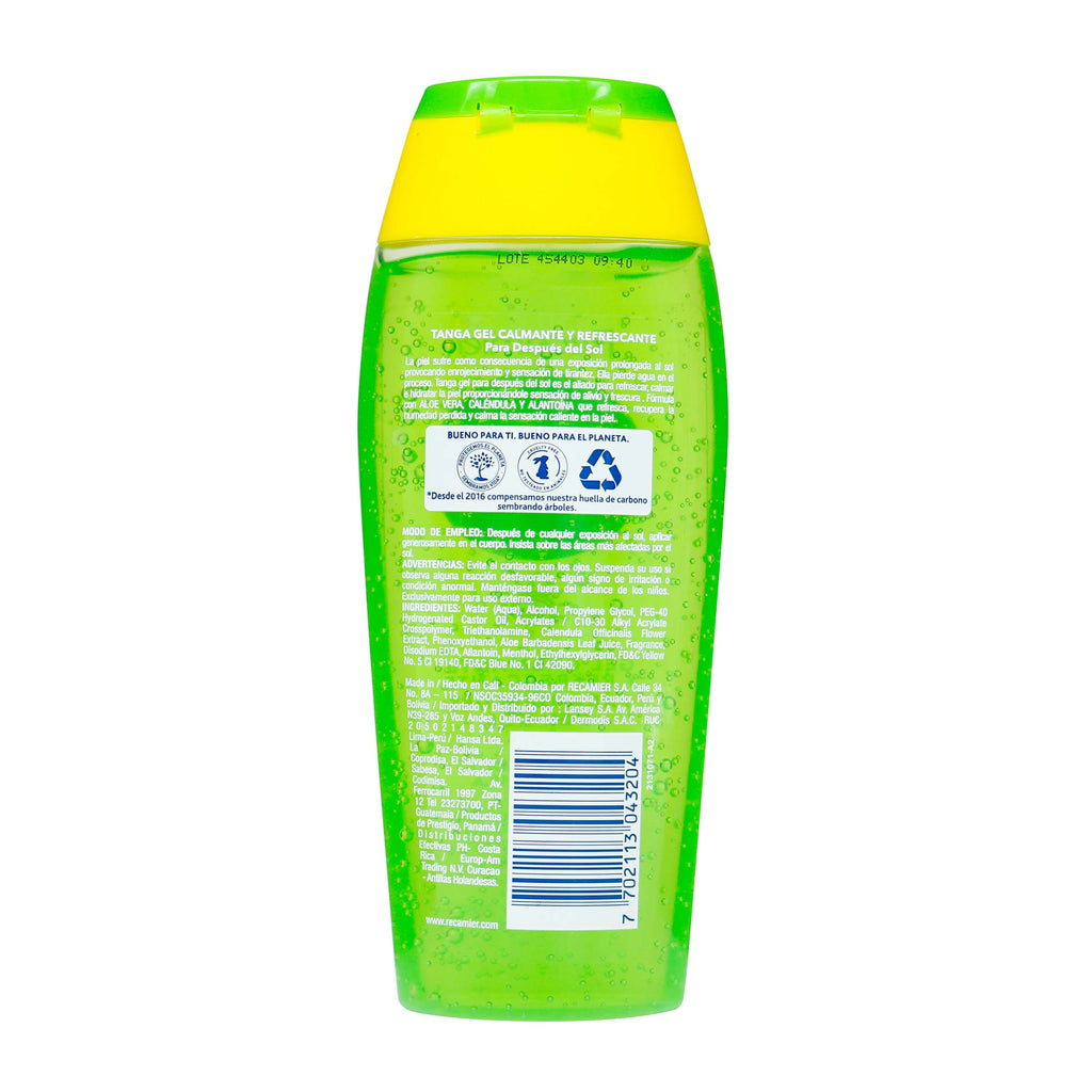 AFTER SUN TANGA GEL 130 ML - REG. INVIMA NSOC35934-96CO