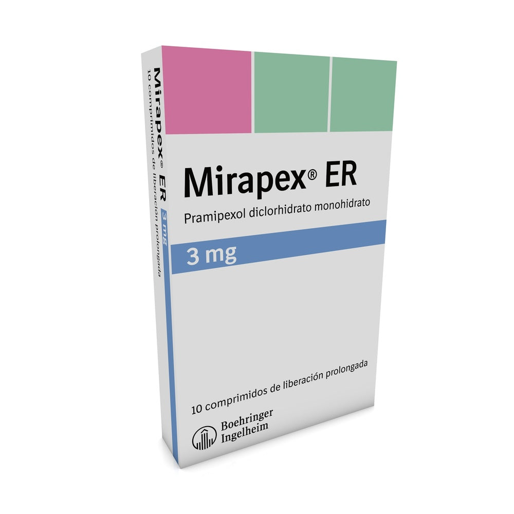 MIRAPEX ER 3MG 10TB - REG. INVIMA 2020M-0010975-R1