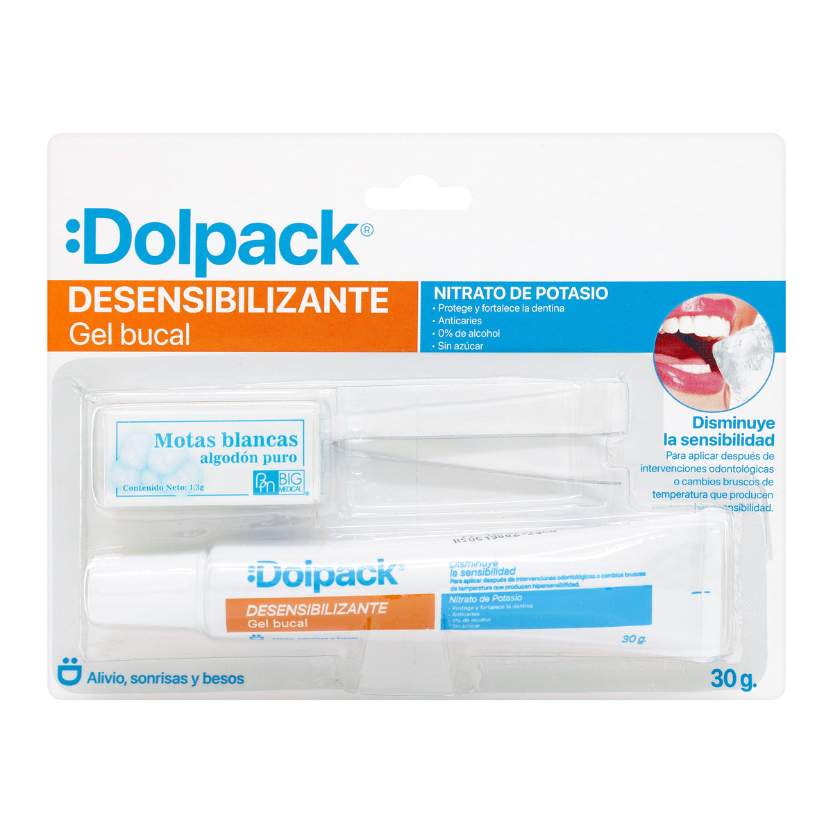 GEL BUCAL DOLPACK DESENSIBILI.30G+PIN+AL - REG. INVIMA NSOC19002-23CO