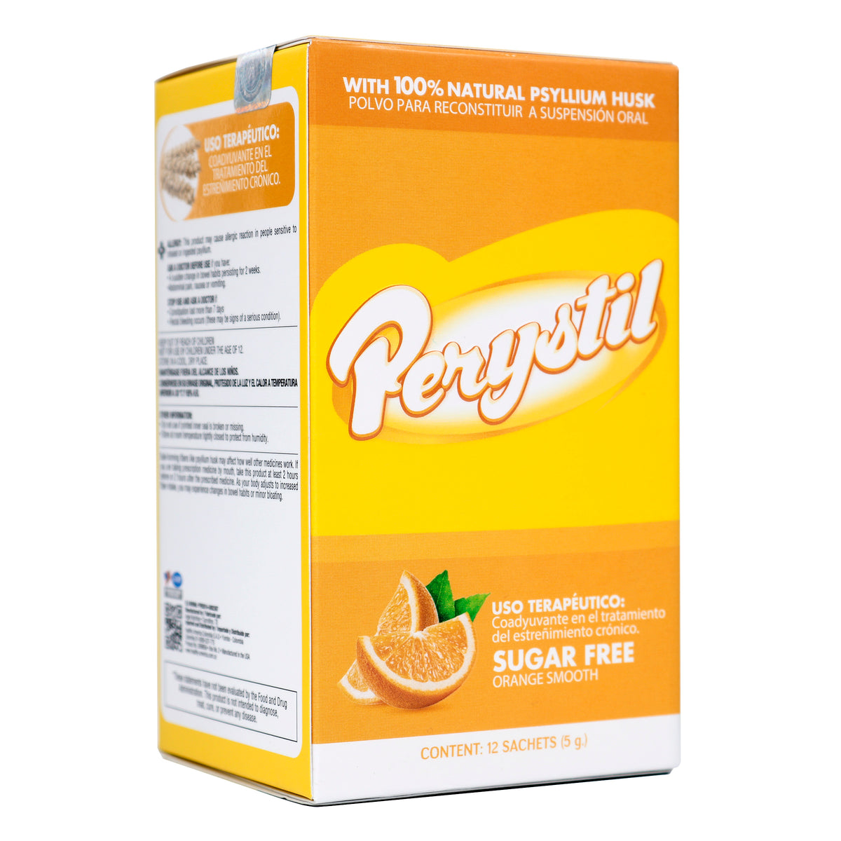 PERISTYL 5 MG 12 SACHETS - PLANTAGO - REG. INVIMA PFM2014-0002367