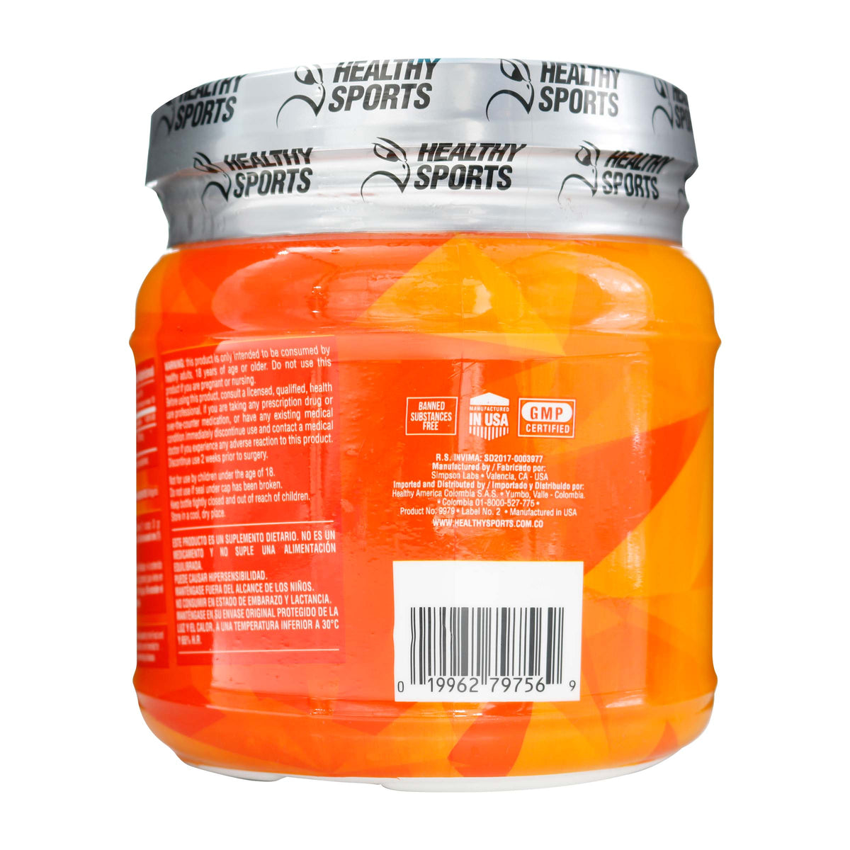 CREATINA HEALTHY SPORT 300 GR - REG. INVIMA SD2017-0003977