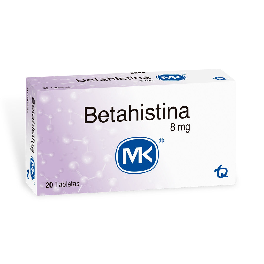 Betahistina 8 mg x 20 tabletas MK