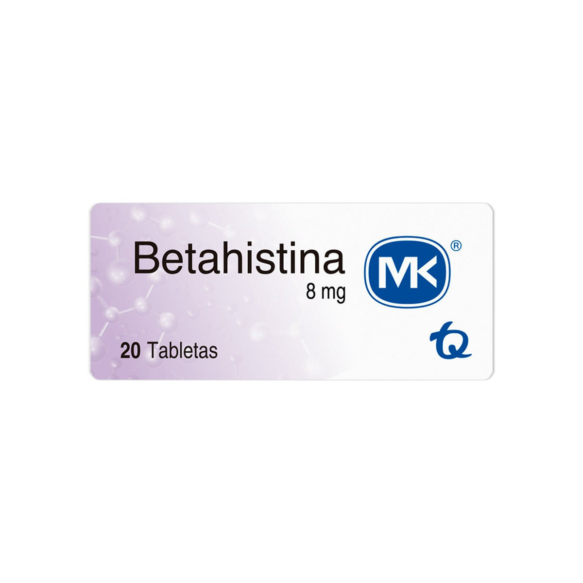 Betahistina 8 mg x 20 tabletas MK