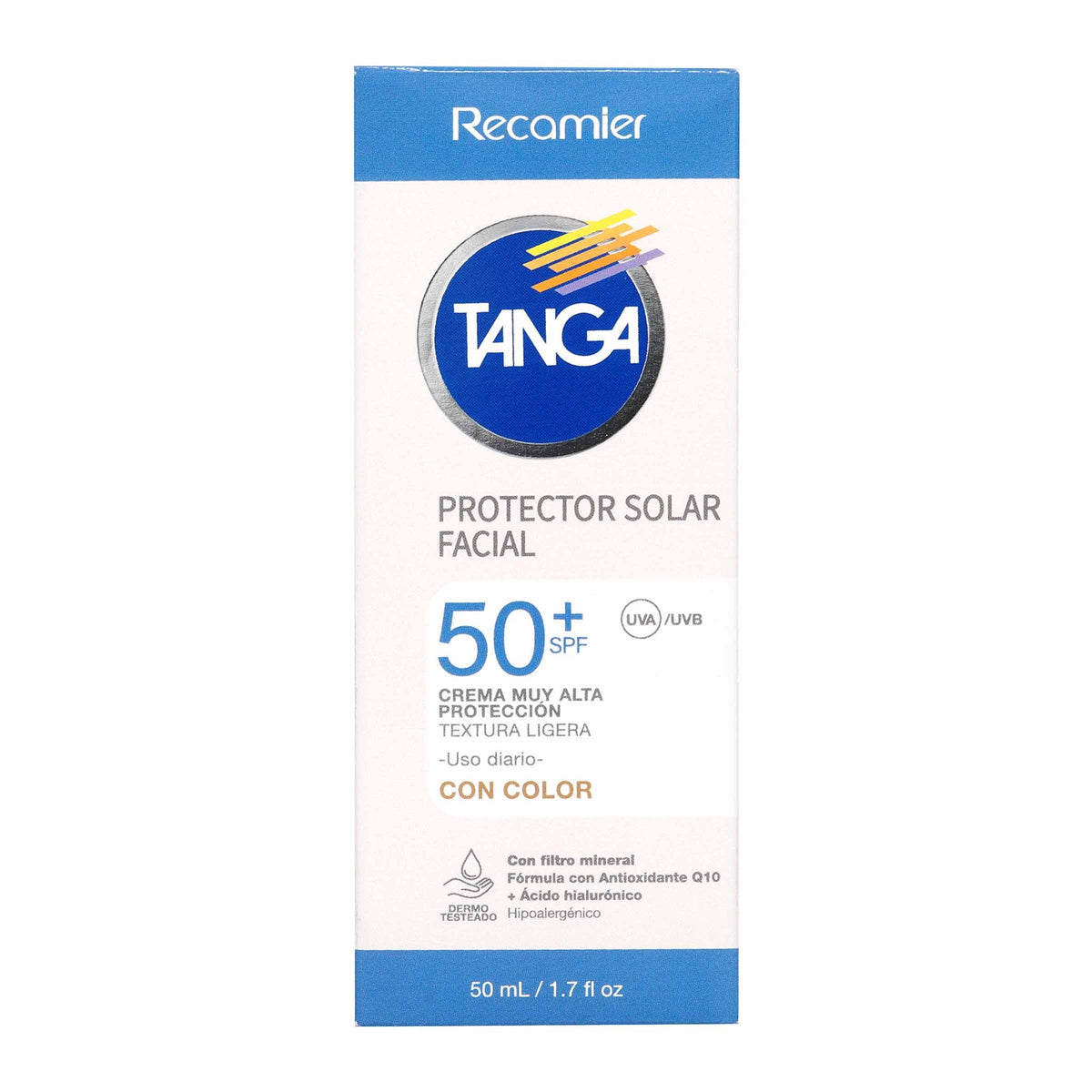 Bloq.Facial Tanga Spf 50+Color 50 Ml - Droguería La Bastilla Medellín