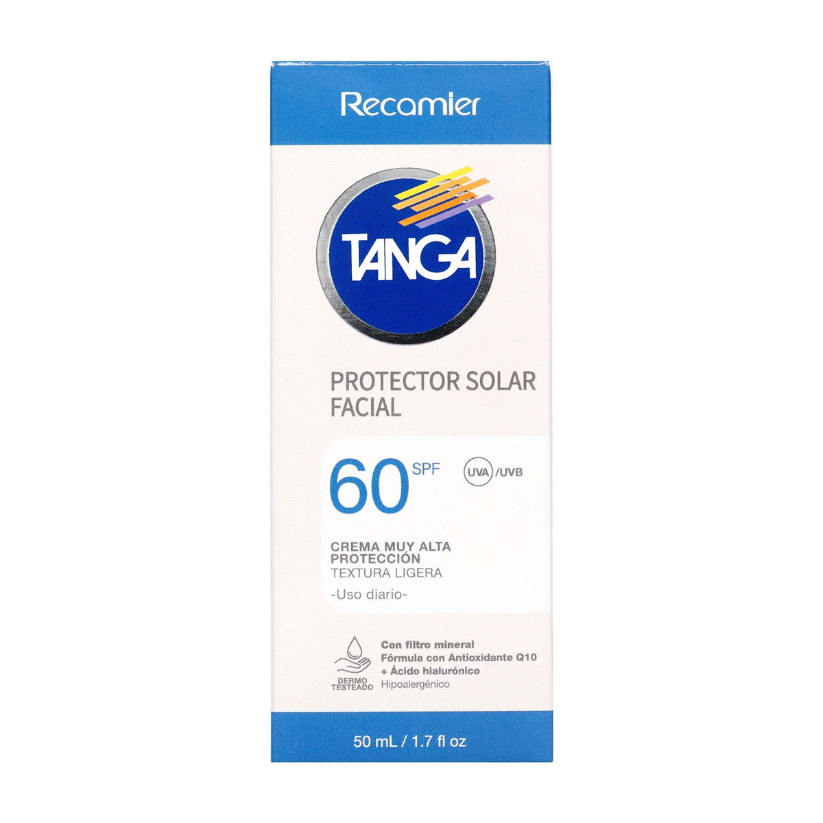 Bloq.Facial Tanga Spf 60 50 Ml - Droguería La Bastilla Medellín