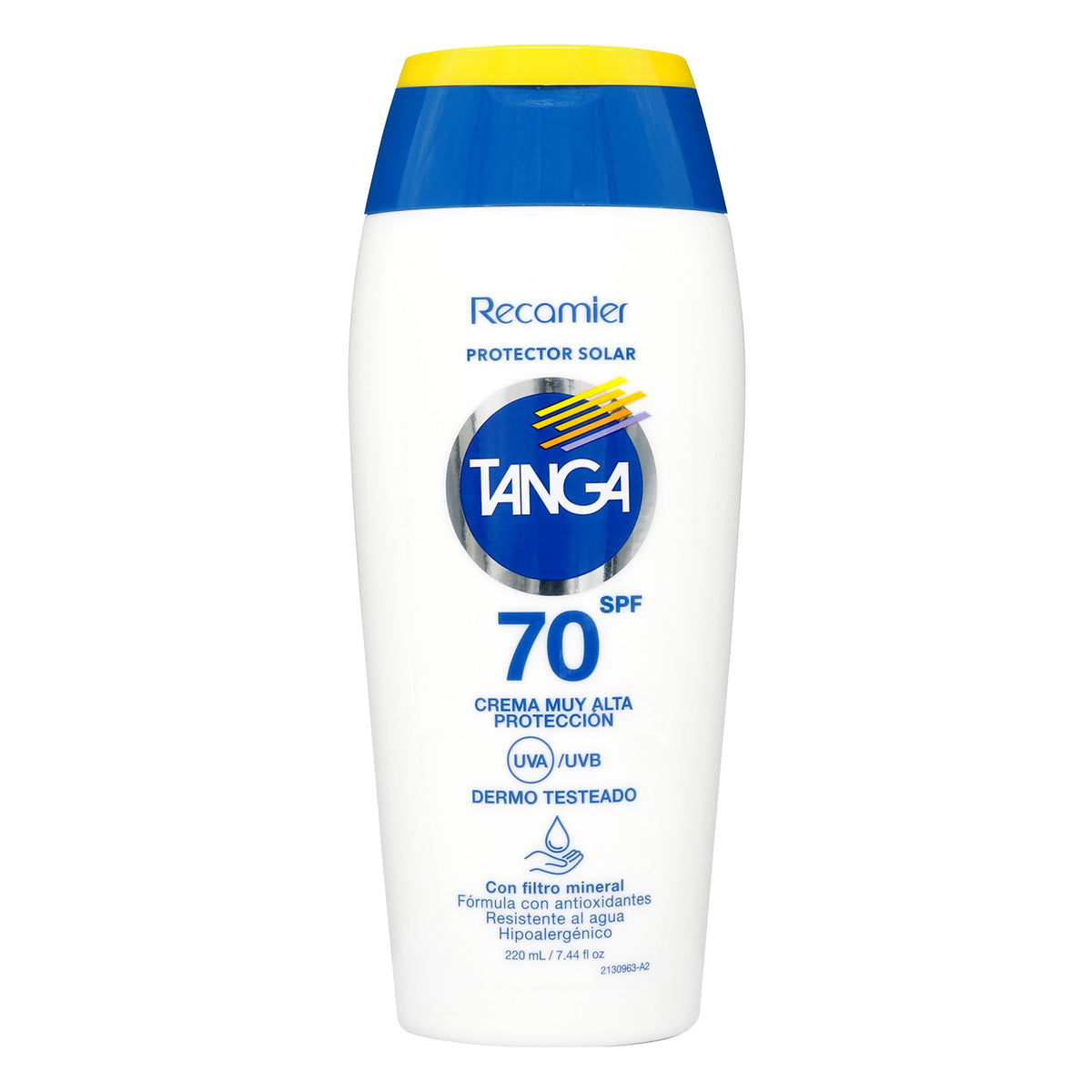 Bloq.Tanga Spf 70 Adultos Crema 220 Ml - Droguería La Bastilla Medellín