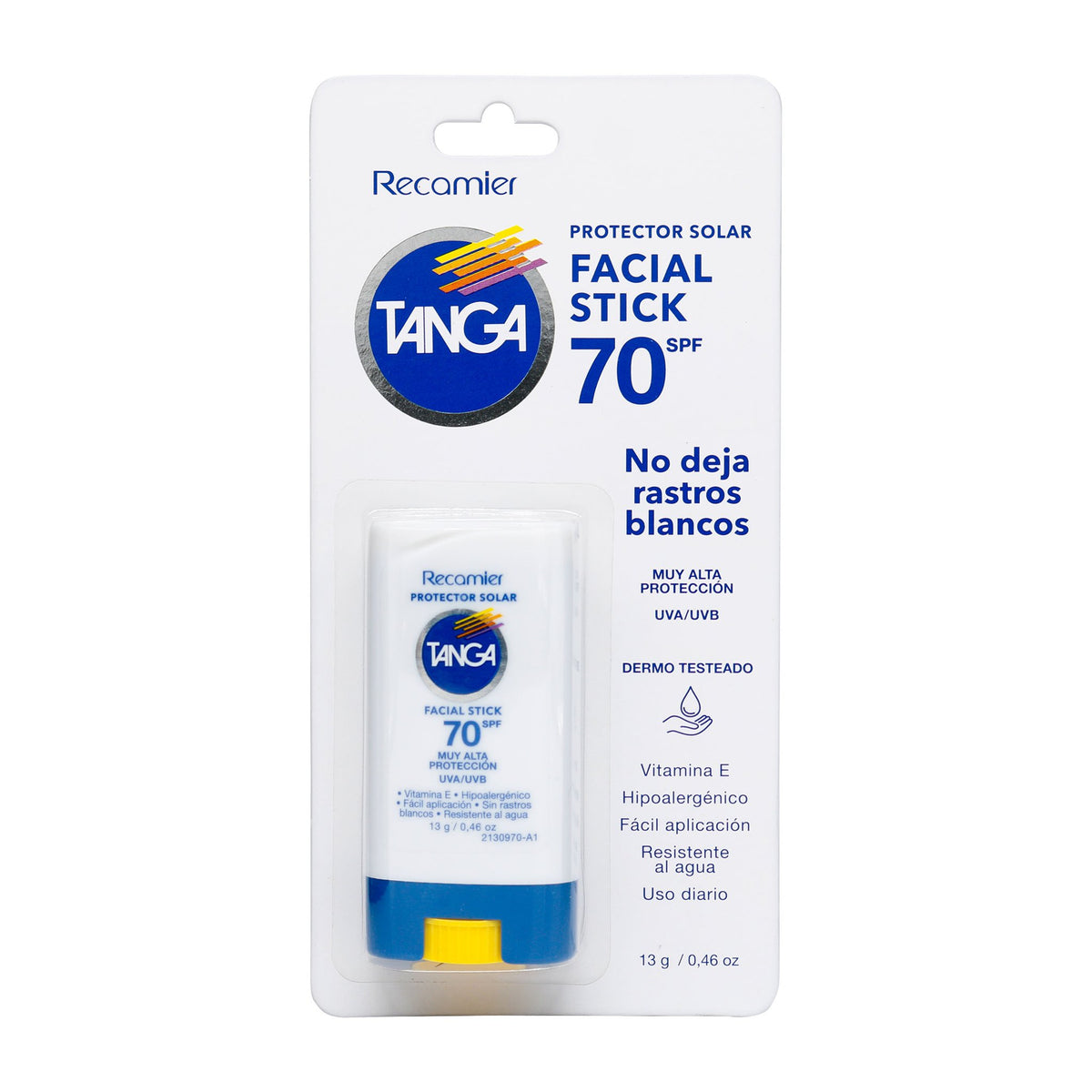 Bloq.Tanga Spf 70 Barra Facial 13 G - Droguería La Bastilla Medellín