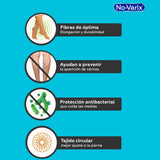 CALC.NOVARIX HOMBRE 8-15MMHG NEGRO T.L - REG. INVIMA 2020DM-0021201