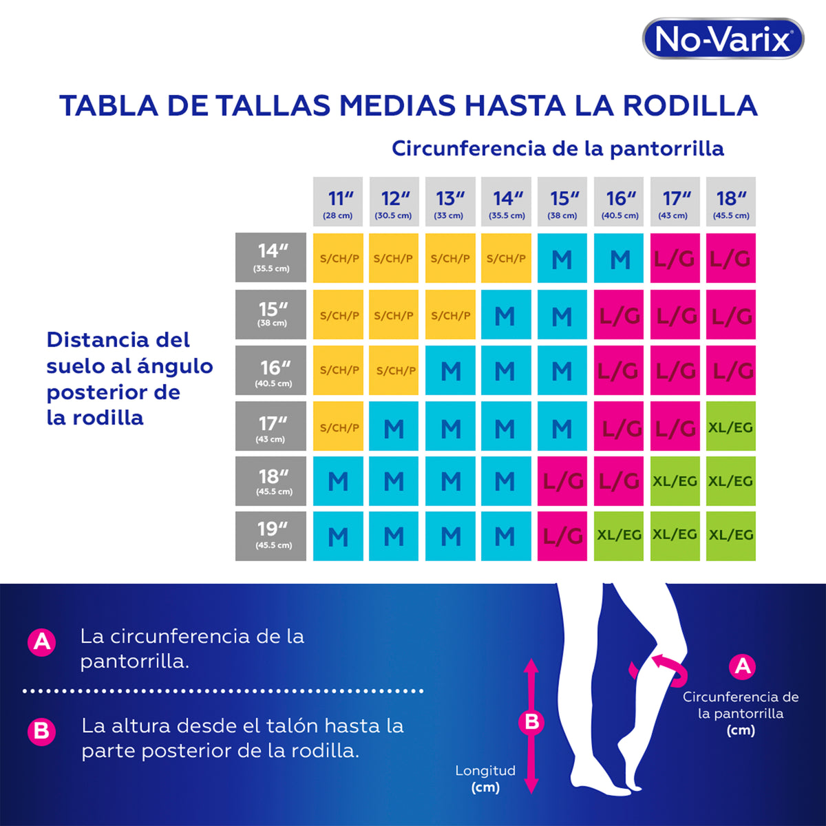 CALC.NOVARIX HOMBRE 8-15MMHG NEGRO T.L - REG. INVIMA 2020DM-0021201
