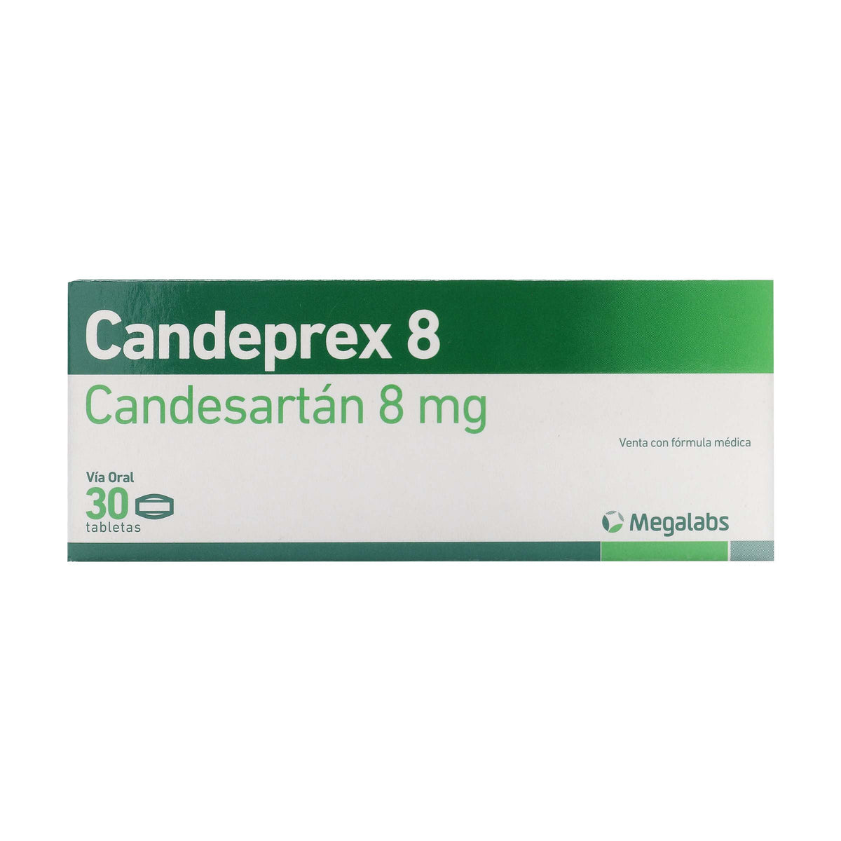 CANDEPREX 8 MG 30 TABLETAS - CANDESARTAN