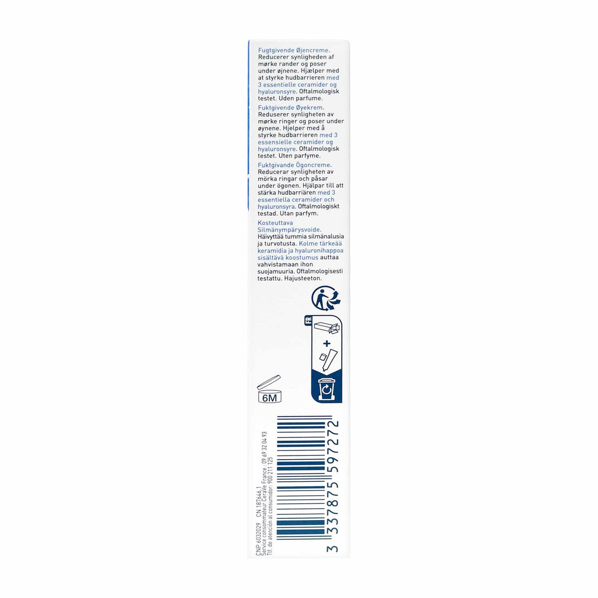 Cerave Crema Reparadora Contorno De Ojos