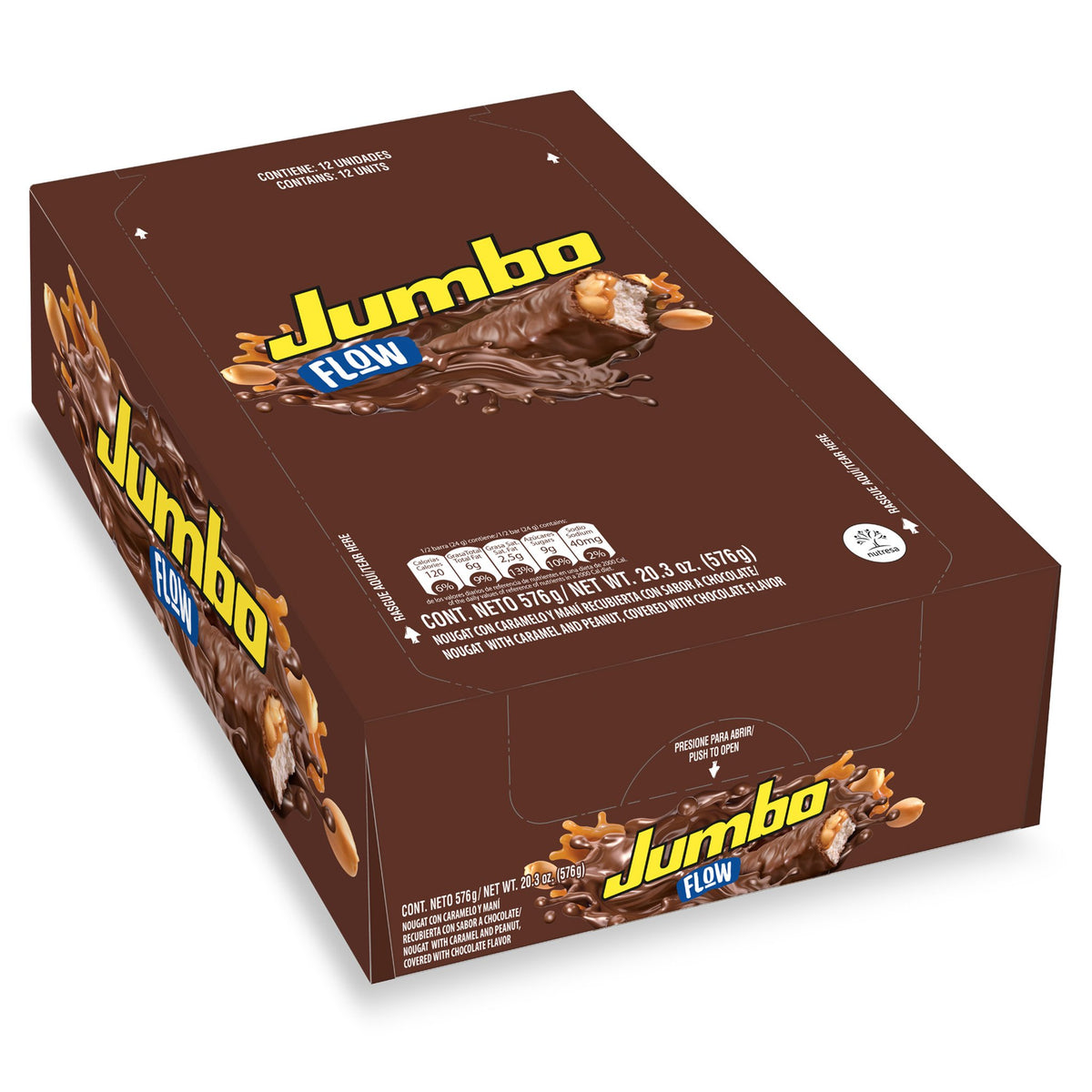 Chocolatina Jumbo Flow x 12 (576 g)