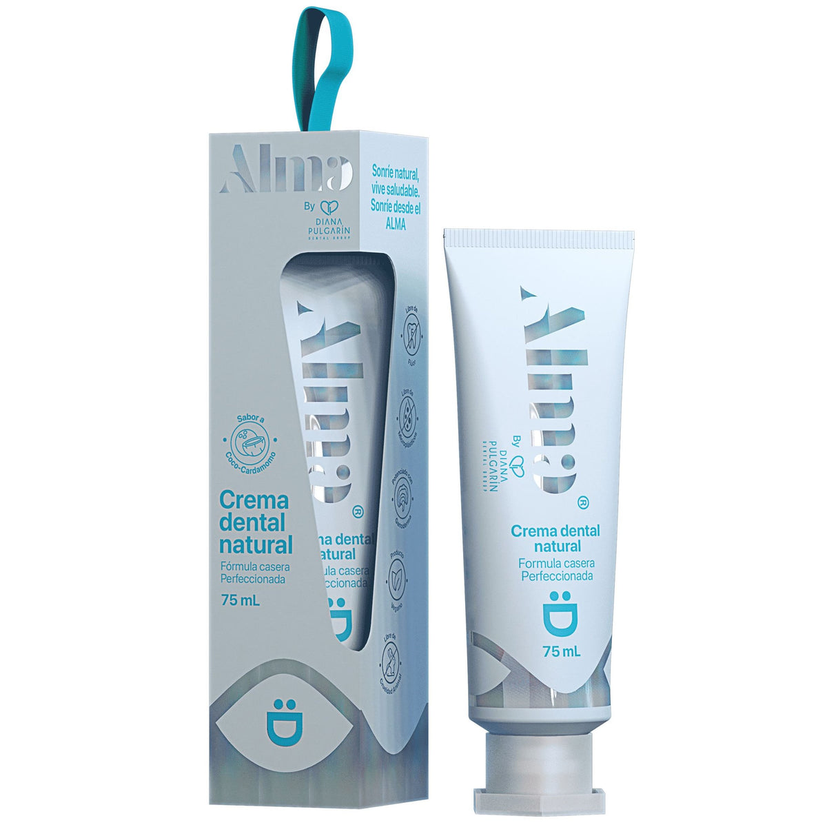 Cre.Dent Alma Natural Diana Pulgarin 75G - Droguería La Bastilla Medellín