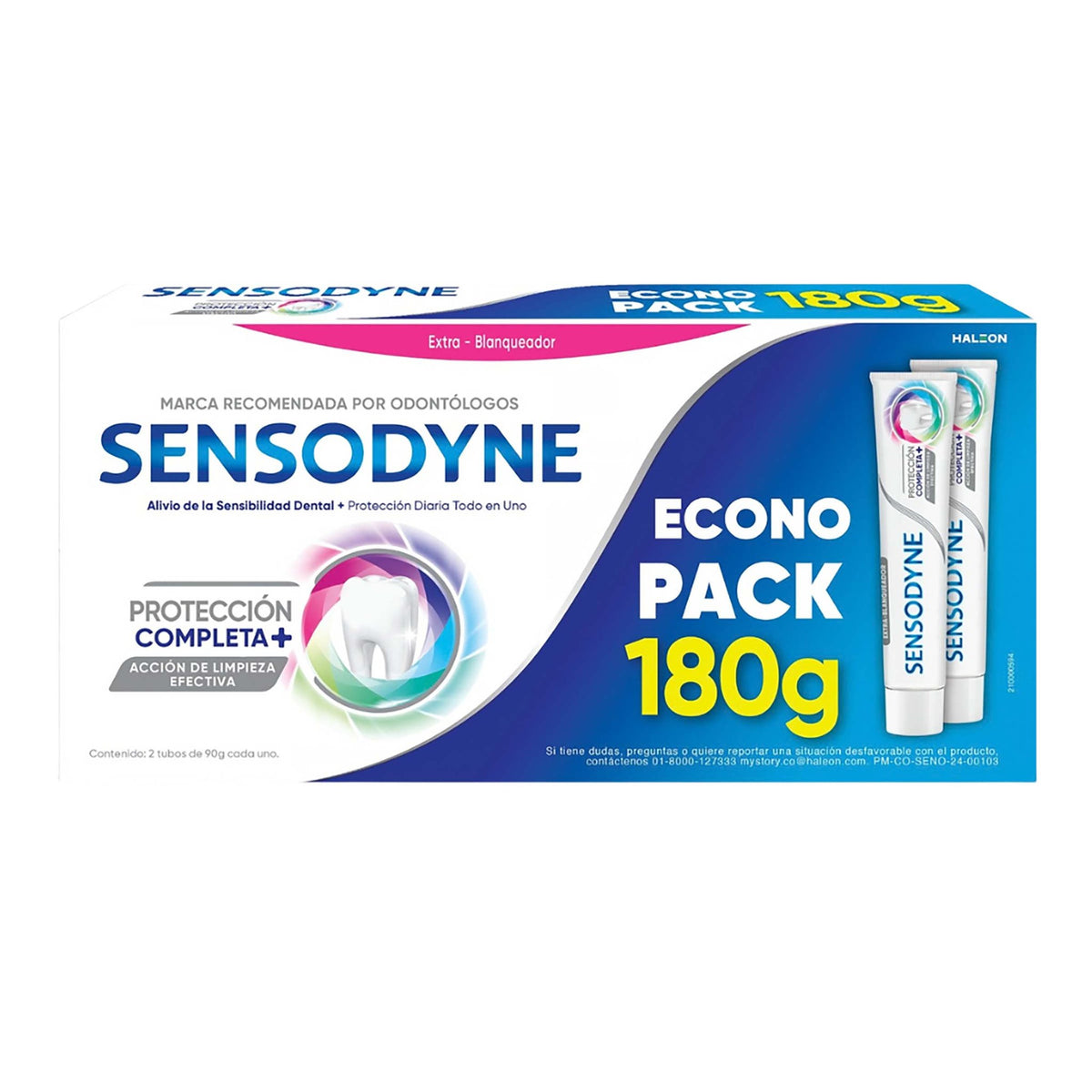 Cre. Sensodyne Prot Compl Econopack 180G - Droguería La Bastilla Medellín