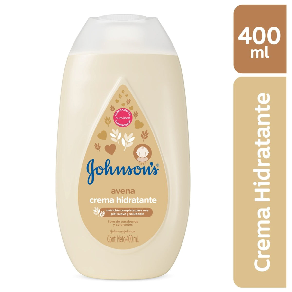CREMA JOHNSON & JOHNSON BABY AVENA X 400 ML