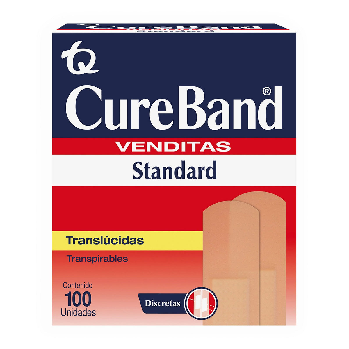 Curas Cure Band Super Venditas X 100 Uds - Droguería La Bastilla Medellín