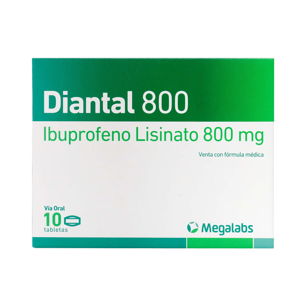 DIANTAL 800 MG 100 TABLETAS - REG. INVIMA 2019M-005768-R2