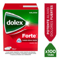 Dolex Forte 500 mg x 100 tabletas - Droguería La Bastilla Medellín