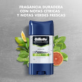 Antitranspirante Gillette Clear Gel Power Rush 113 g