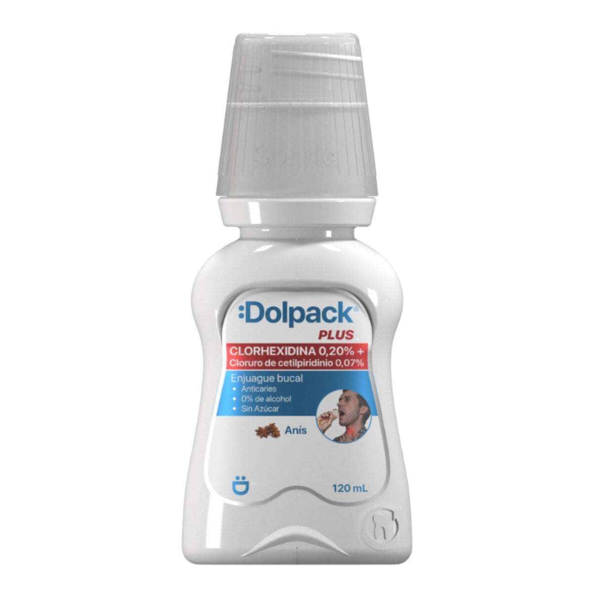 Enj.Buc.Clorhex Dolpack Plus 0.20% 120Ml - Droguería La Bastilla Medellín