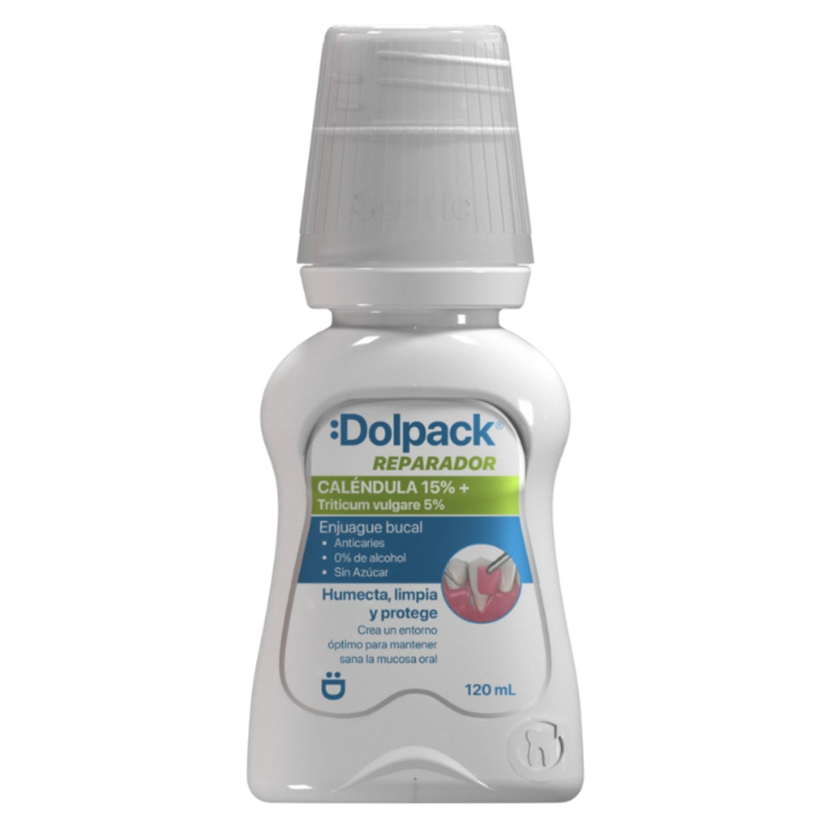 Enj.Buc Dolpack Repa Calendula 15% 120Ml - Droguería La Bastilla Medellín
