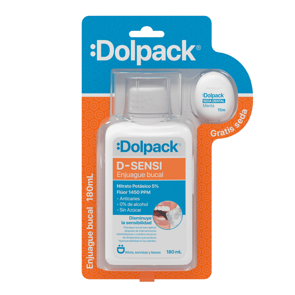 BUCAL DOLPACK DESENSITIZING MOUTHWASH 180ML+FLOSS