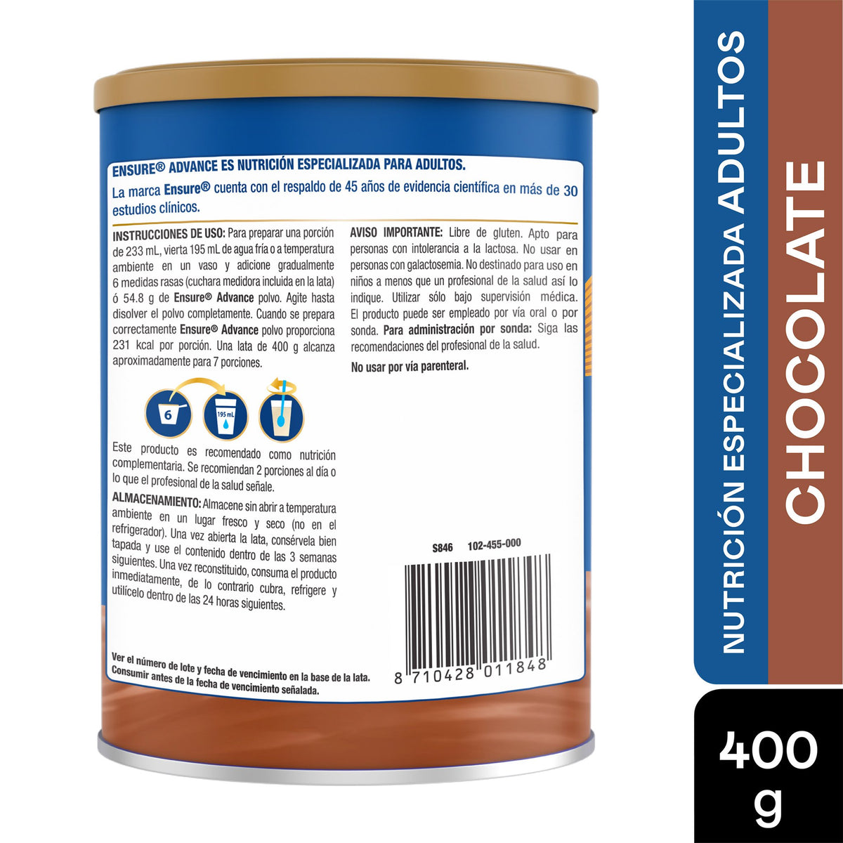 Ensure Advance Chocolate 400 Gr