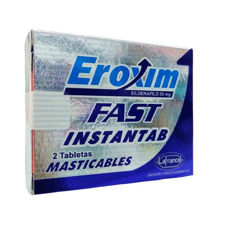 EROXIM FAST INSTANTAB 50 MG 2 TABLETAS - VENTA CON FORMULA MEDICA