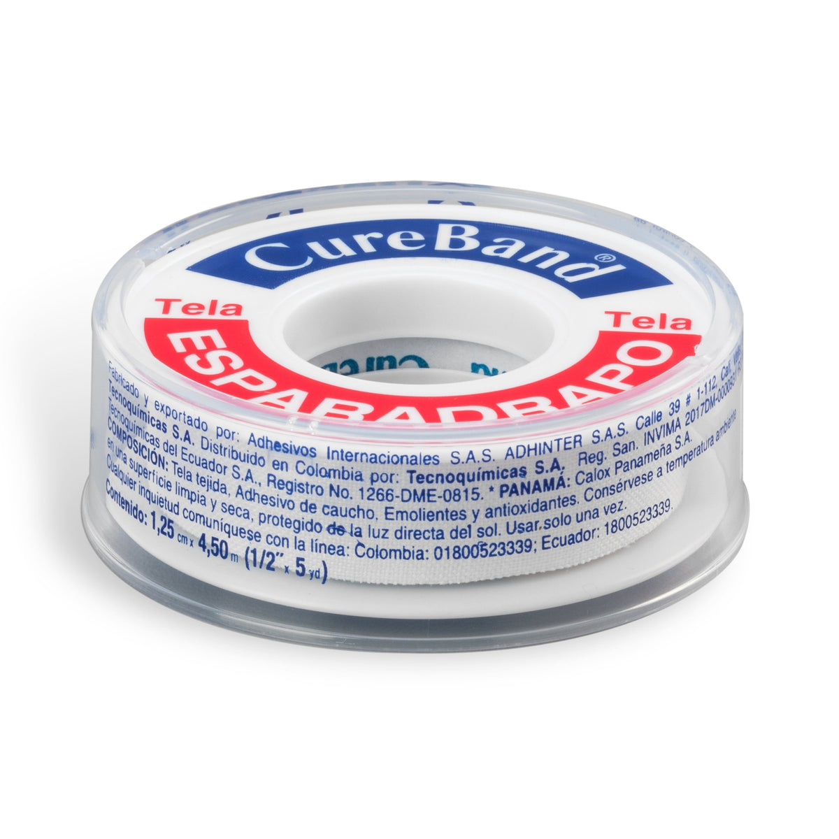 Esparadrapo Cure Band 1/2X5 - Droguería La Bastilla Medellín