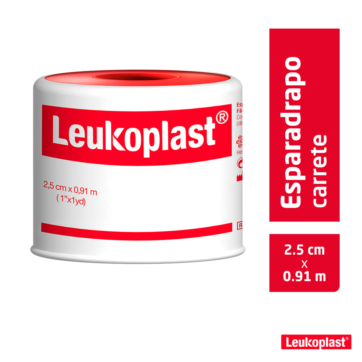 ESPADRAPO LEUKOPLAST 1X1 X 12 UDS