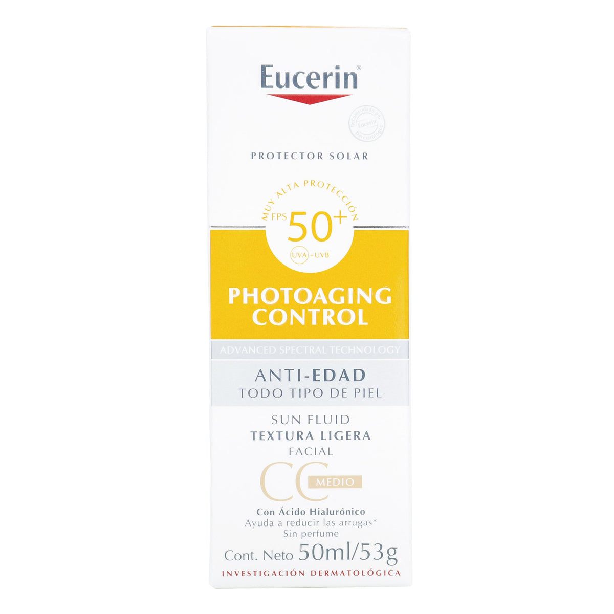 Eucerin Solar Sun Creme Fps 50 50 Gr - Droguería La Bastilla Medellín