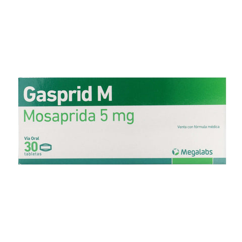 GASPRID M 5 MG 30 TABLETAS (PAE) - REG. INVIMA 2019M-0008925-R1