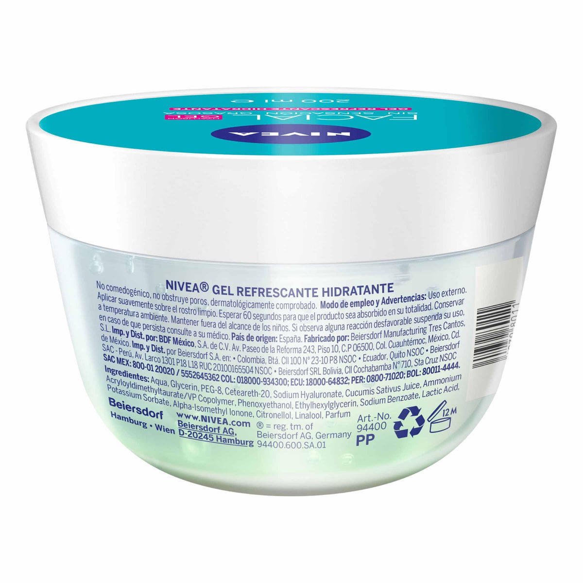 Gel Nivea Hyaluron 200 Ml - Droguería La Bastilla Medellín
