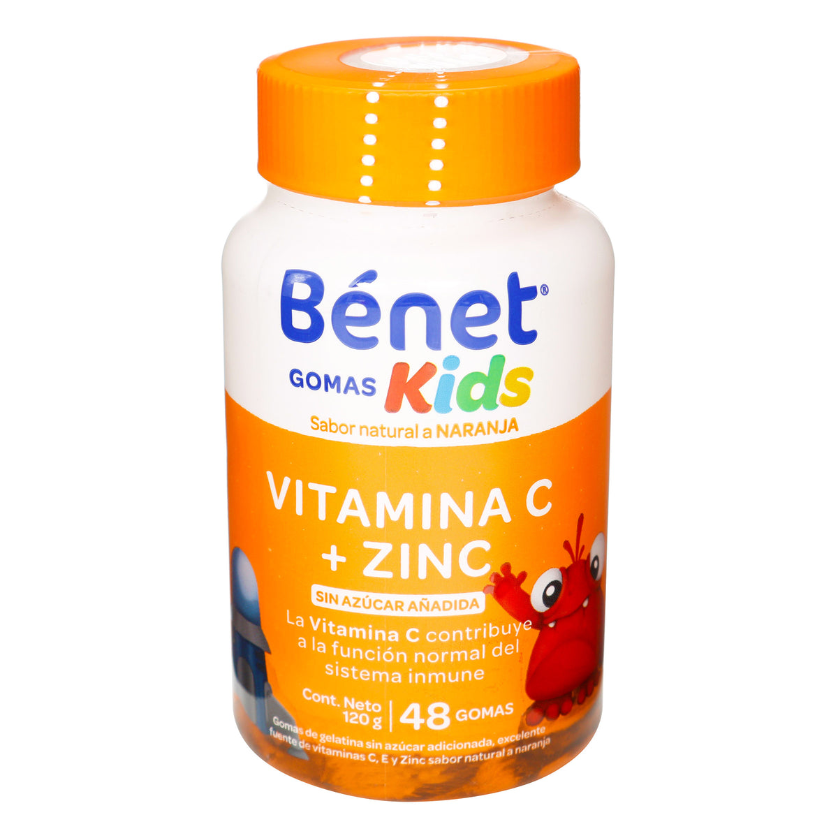 GOM. DE GELAT. BENET KIDS VITAM ZINC 120