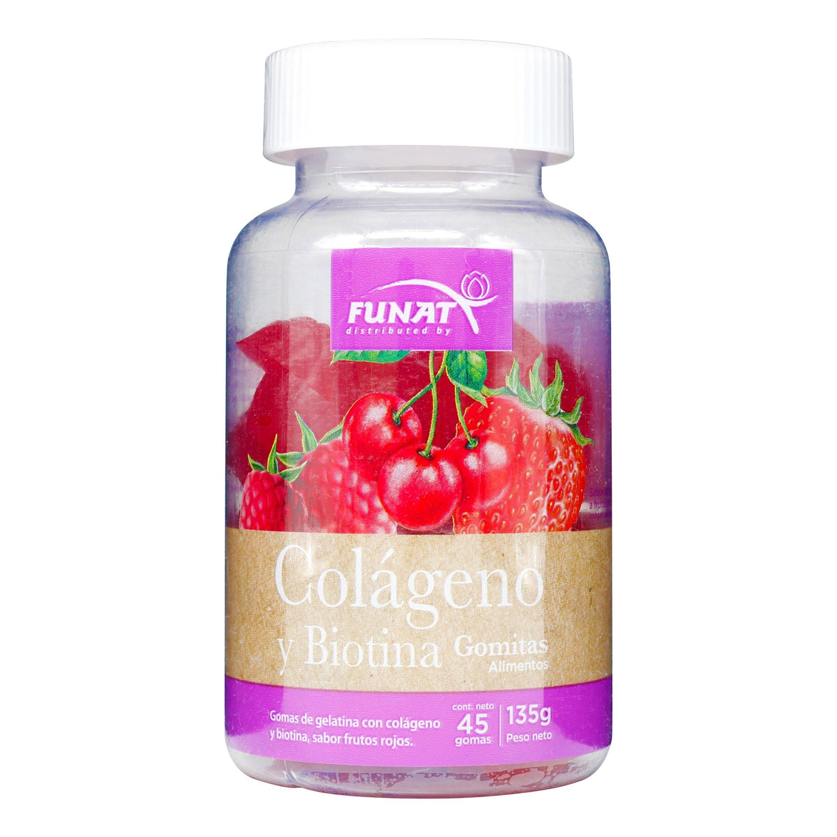 Gomas Funat Colageno-Biotina 45 Gom.135G