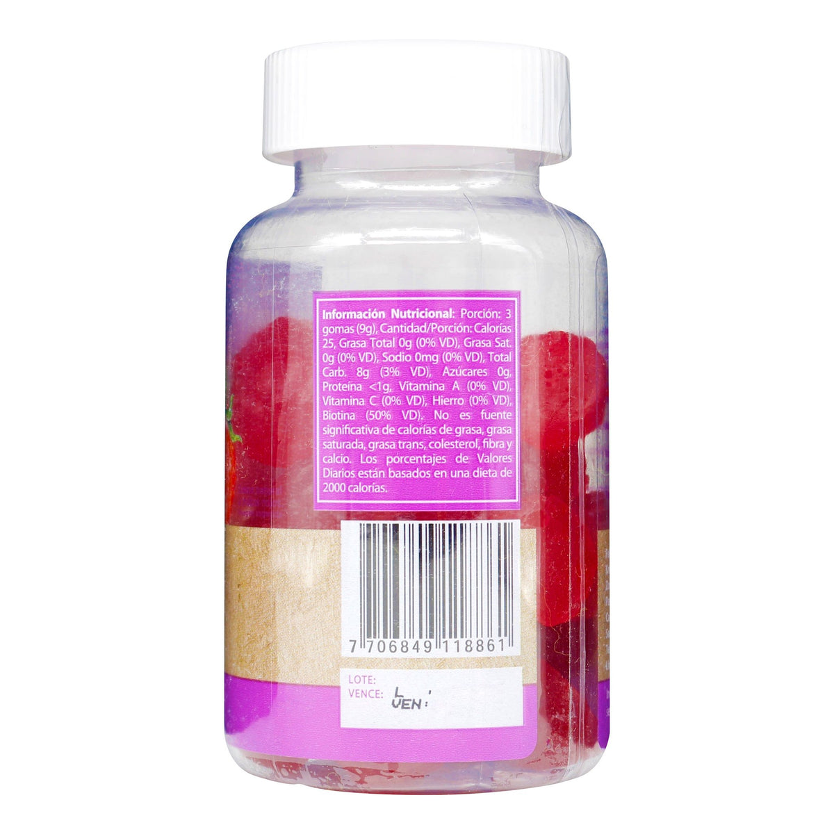 Gomas Funat Colageno-Biotina 45 Gom.135G