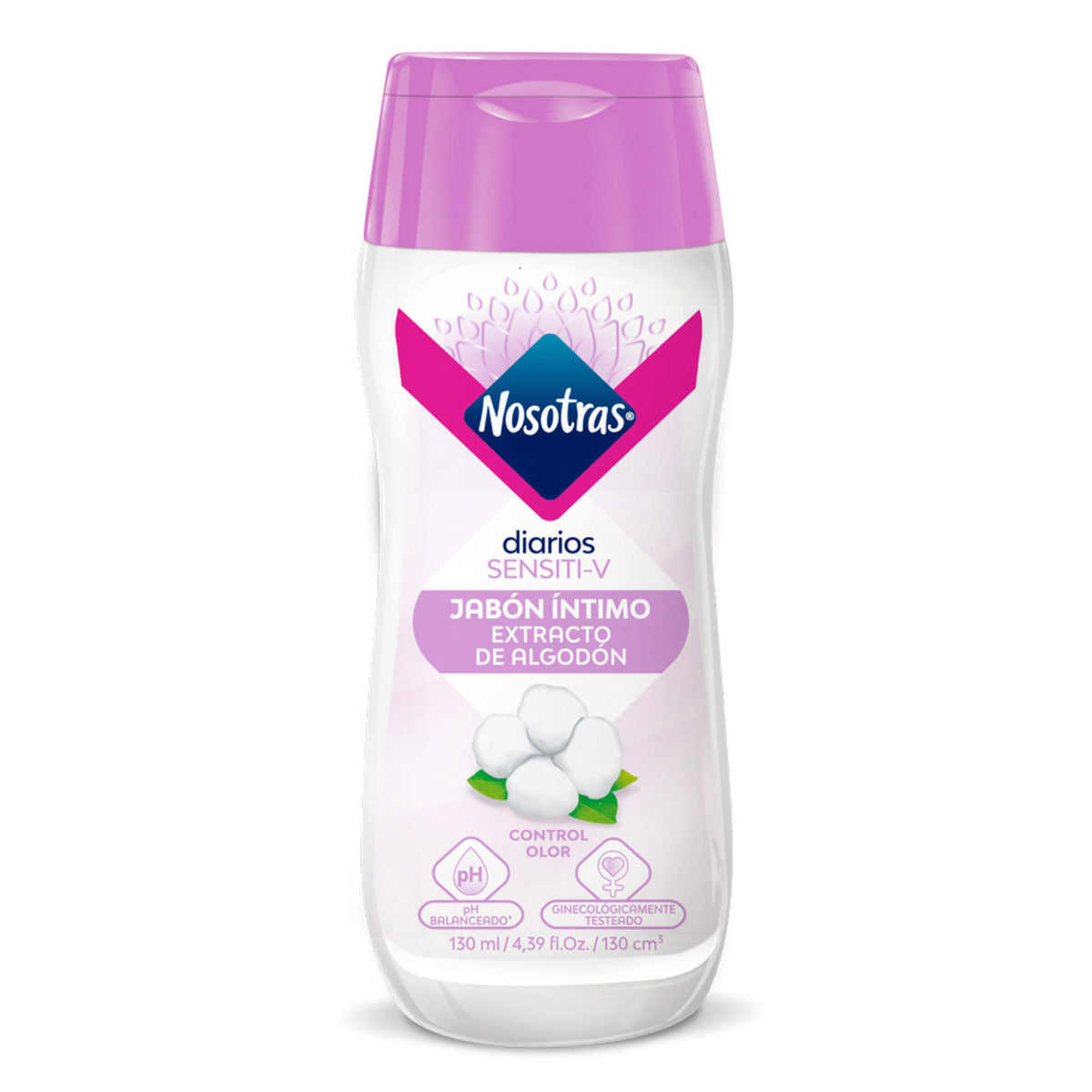 JABON INTIMO NOSOTRAS SENSITI-V 130 ML - REG. INVIMA NSOC85789-18CO