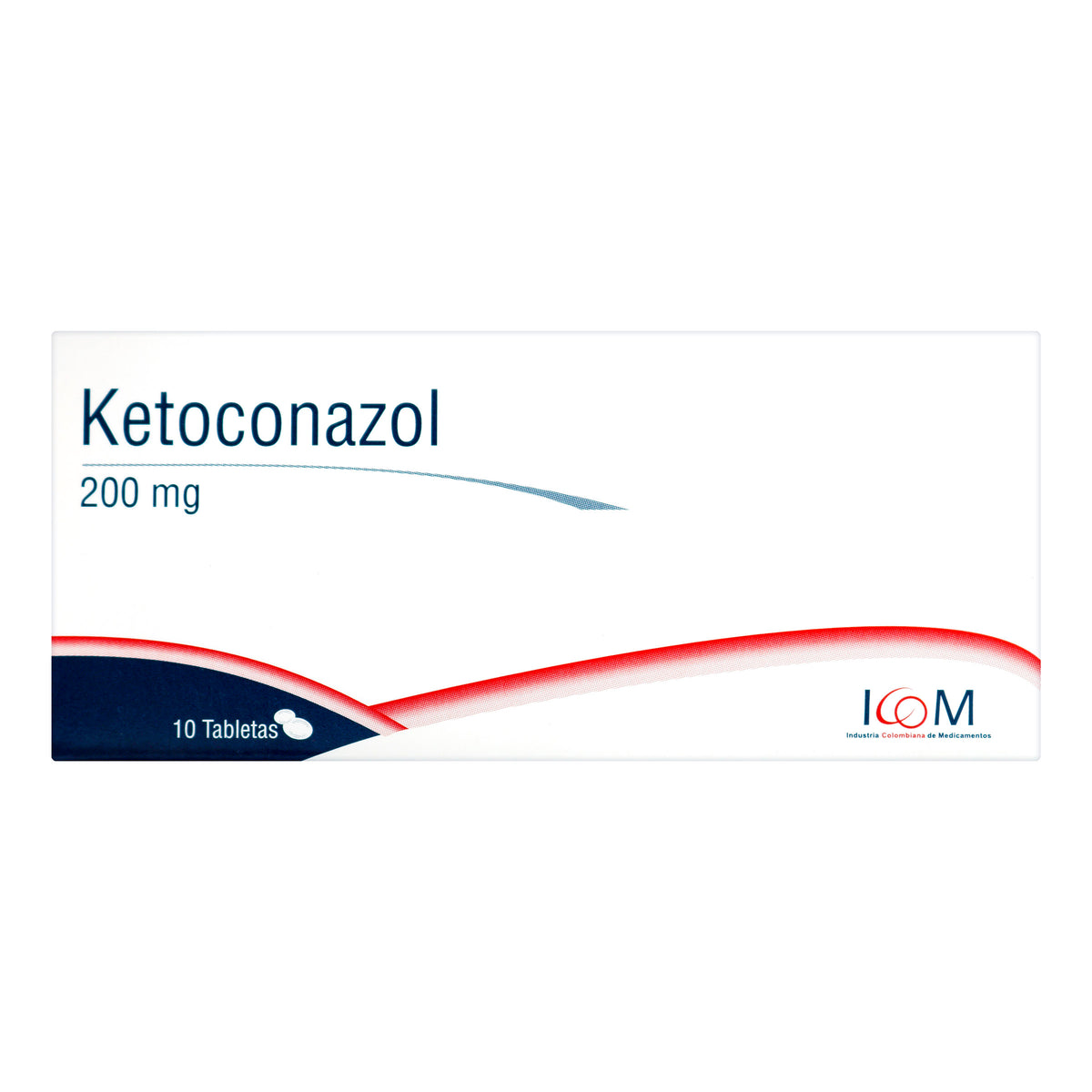 KETOCONAZOL 200 MG 10 TBS ICOM MQ - REG. INVIMA 2023M-0018258-R1