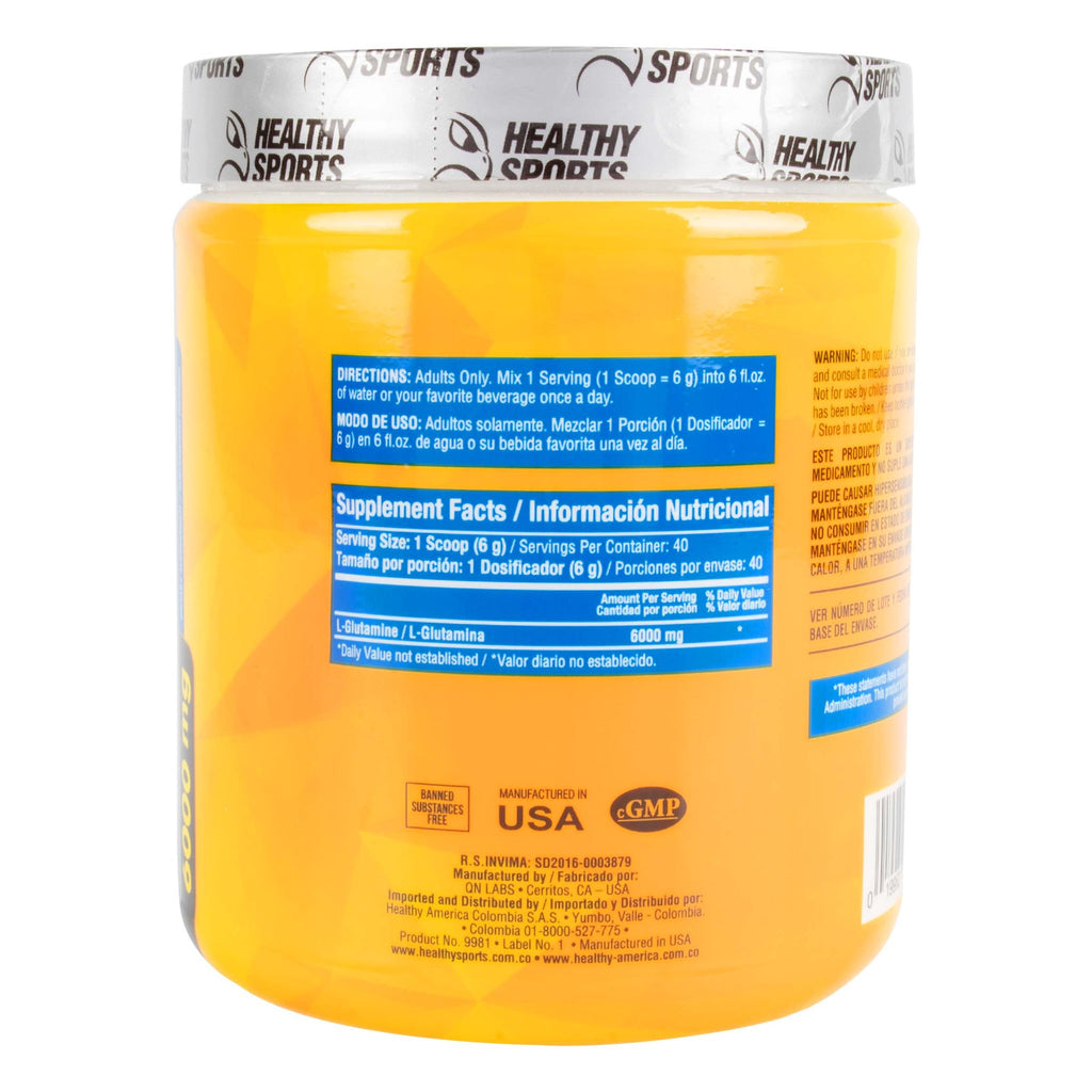 L-Glutamine 6000 Mg X 240 G