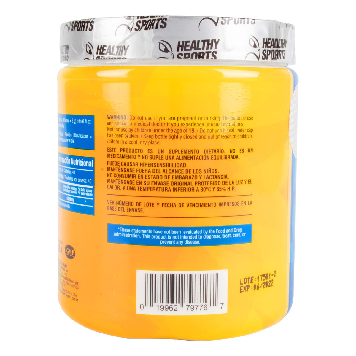 L-Glutamine 6000 Mg X 240 G