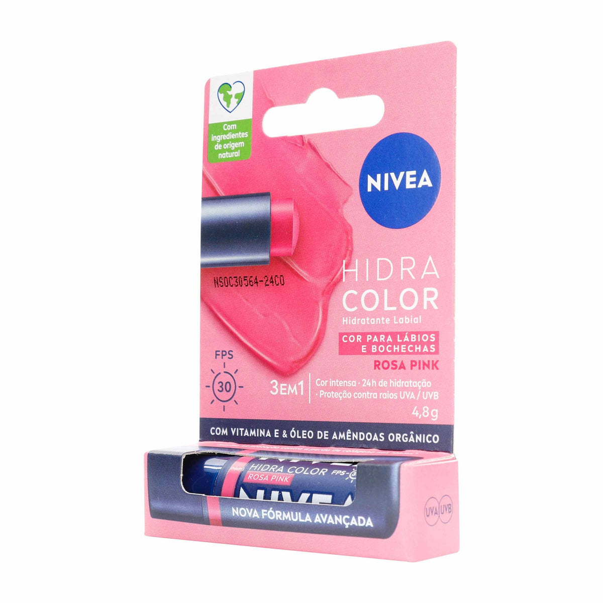 Labial Nivea Hidra Color Rosado - Droguería La Bastilla Medellín