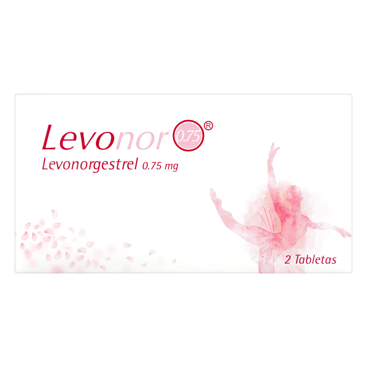 LEVONOR 0.75 MG X 2 TABLETAS - VENTA CON FORMULA MEDICA - REG. INVIMA 2018M-0018491